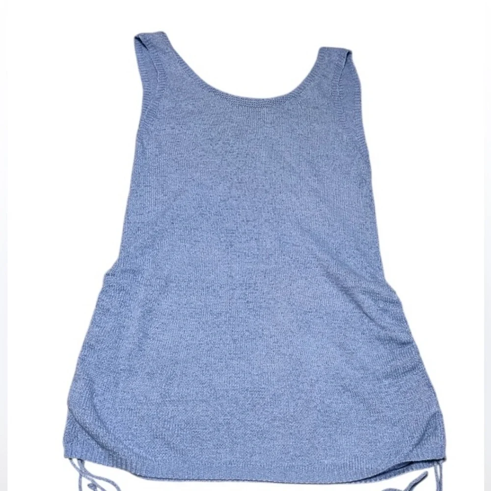Blue Knit Swim Coverup - Picture 6 of 7